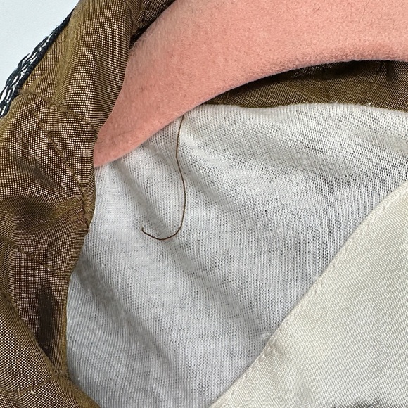 VTG 80s/90s Boho Indications Floral Gold&Cream Oversided Windbreaker Jacket SzM - Picture 9 of 16